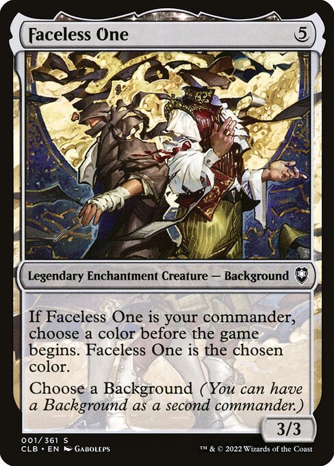 Faceless one